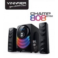 Vinnfier Champ 808 BTRM 2.1 Speaker with Karaoke System KTV, Bluetooth, FM Radio, USB & SD Card Slot